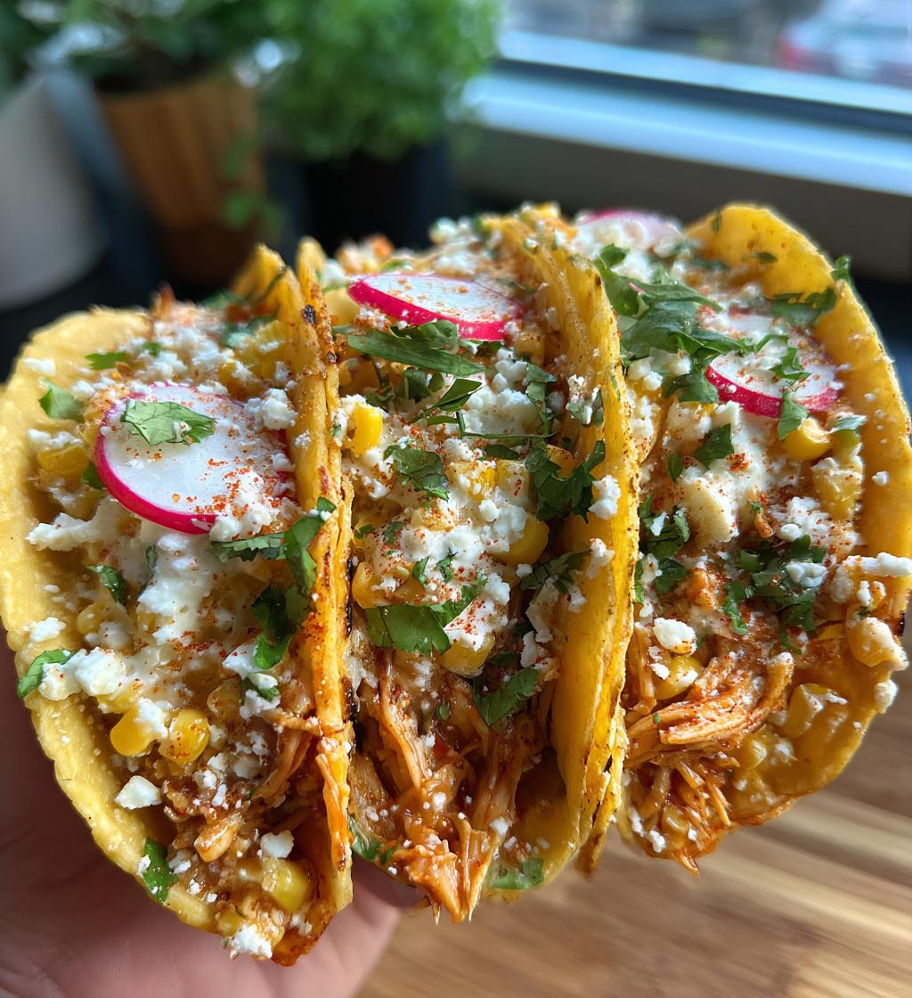 crazy good street corn chicken tacos the ultimate taco mashup