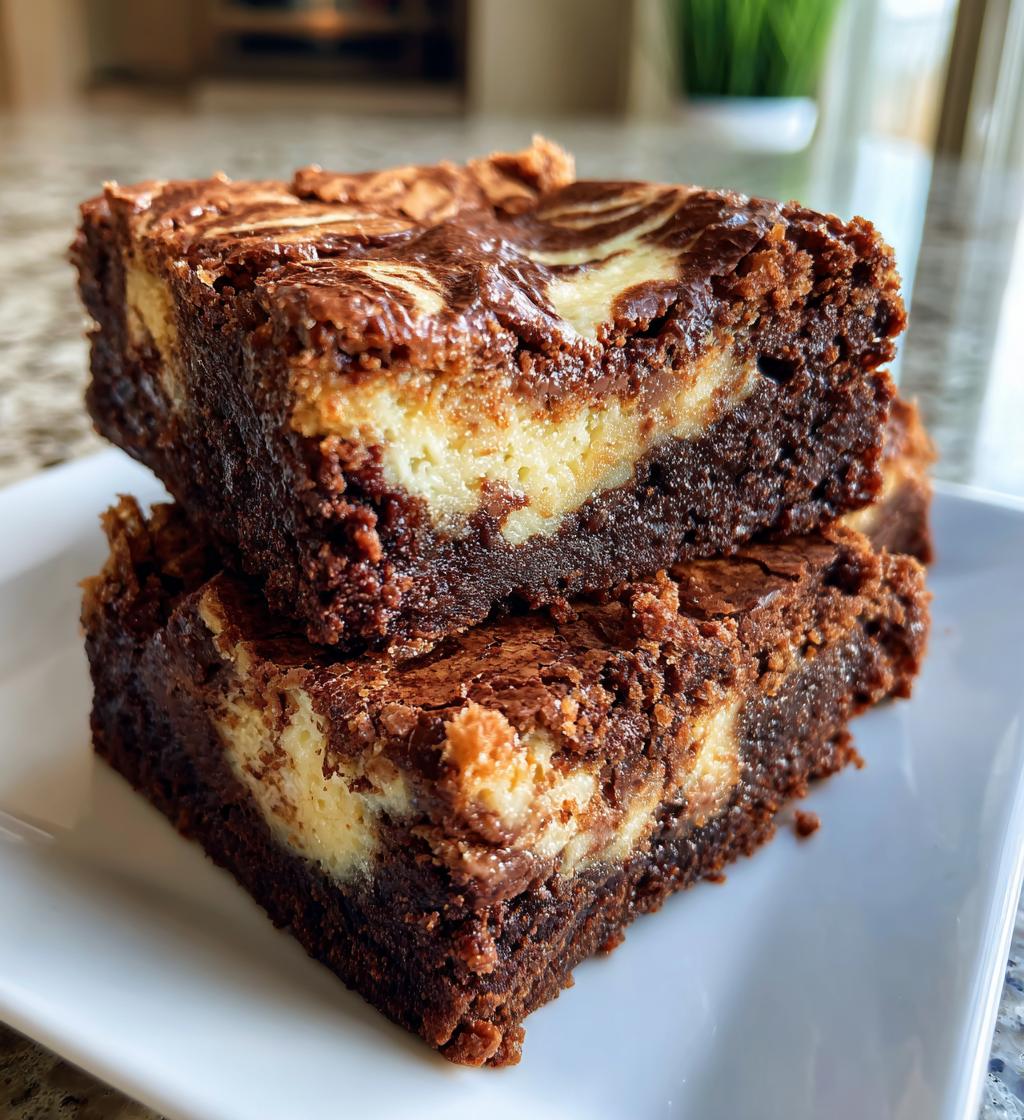 cream cheese brownies - detail 1