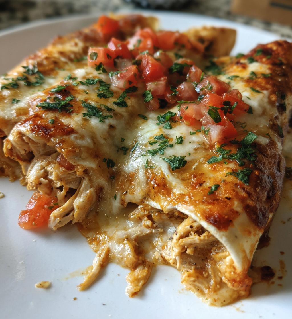 creamy chilli chicken enchiladas - detail 1