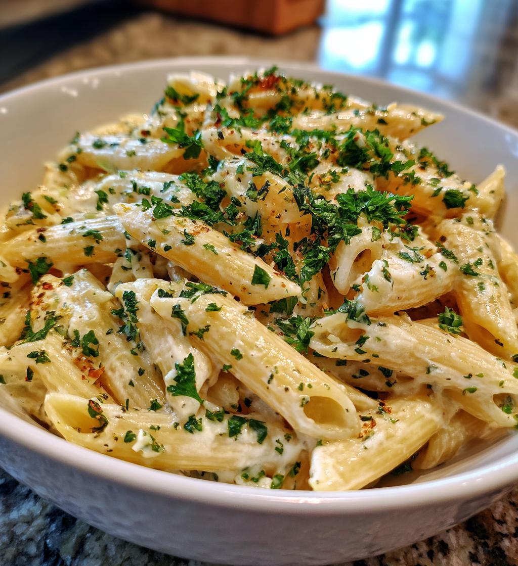 creamy garlic penne pasta a comforting indulgence