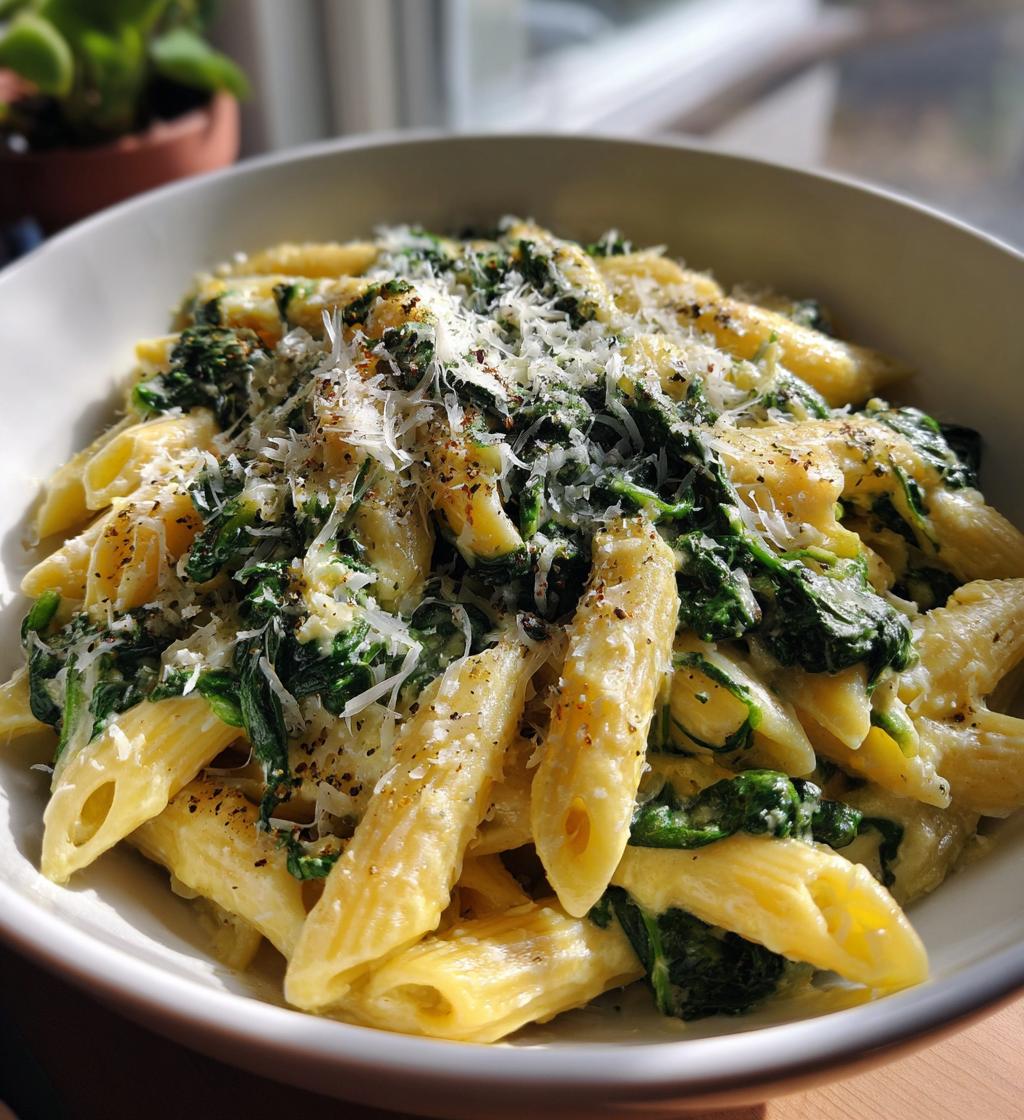 creamy hummus pasta - detail 1