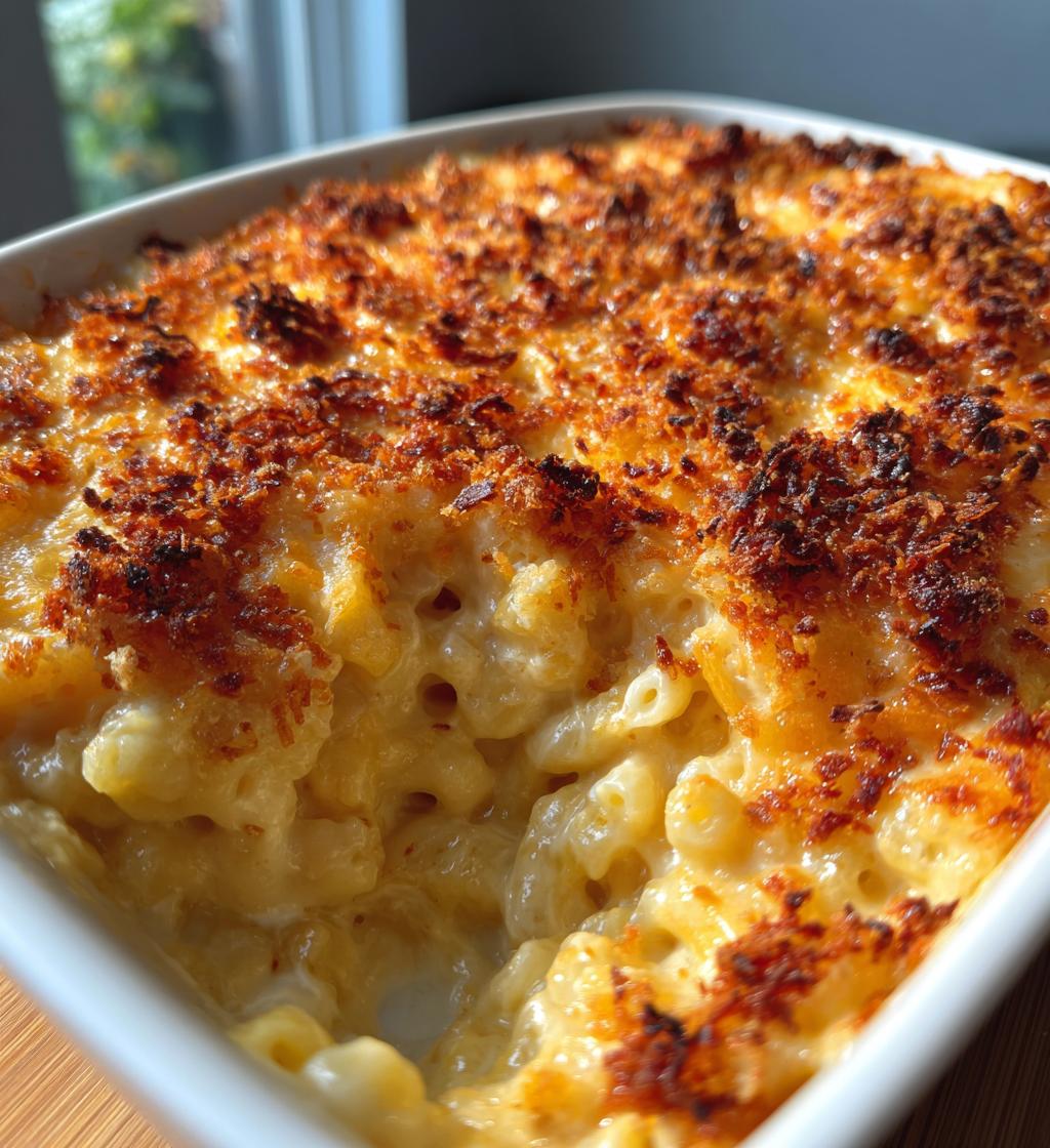 creamy macaroni and cheese casserole