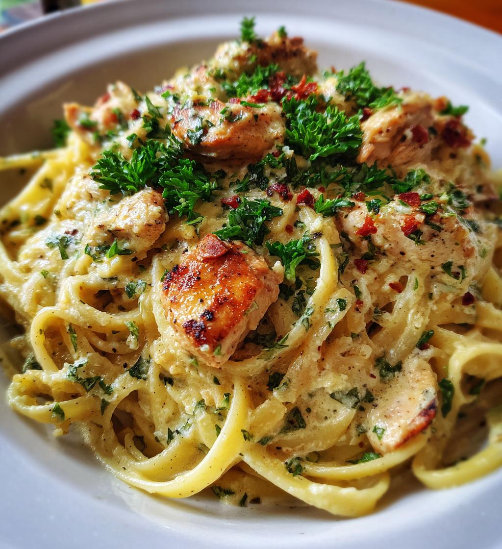 creamy one pot cajun chicken linguine with garlic parmesan sauce - detail 1