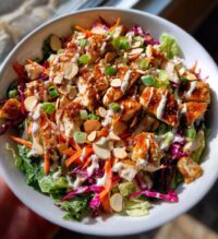 crispy asian chicken salad