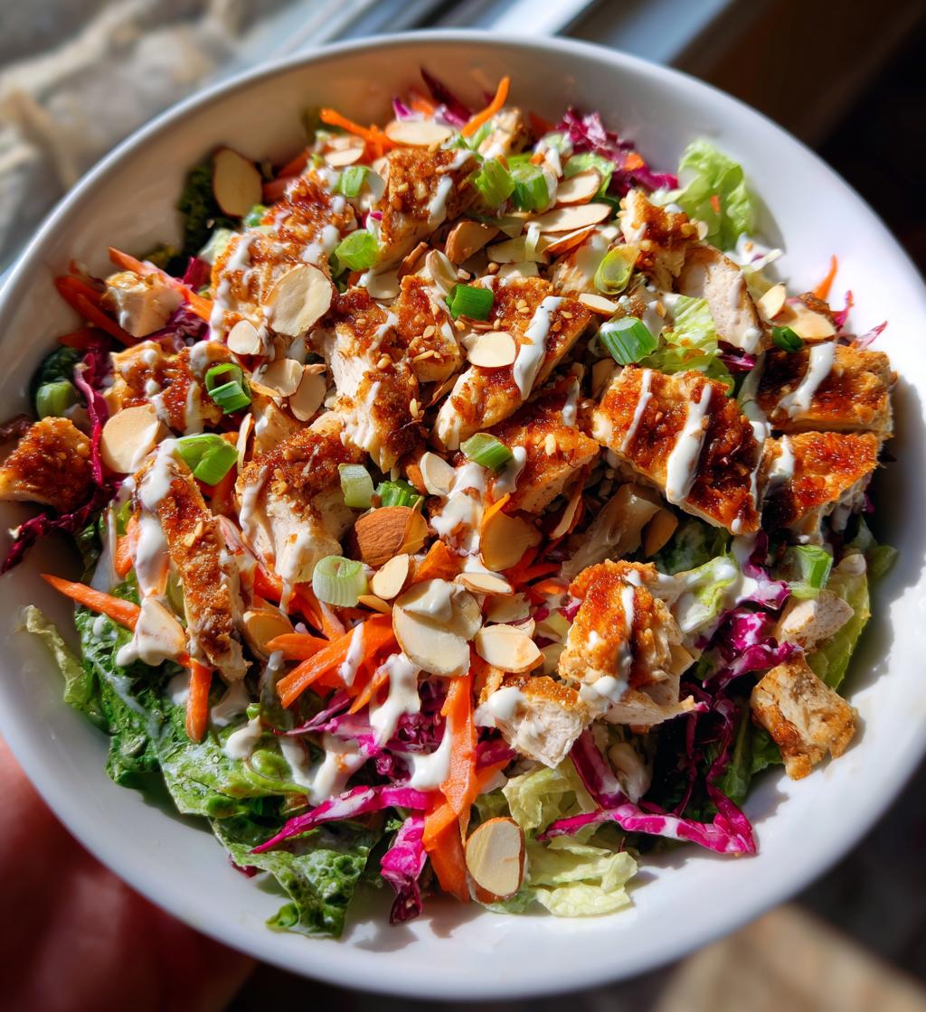 crispy asian chicken salad