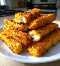 crispy baked fish sticks