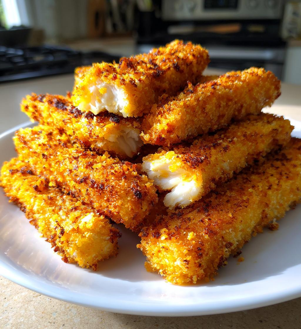 crispy baked fish sticks