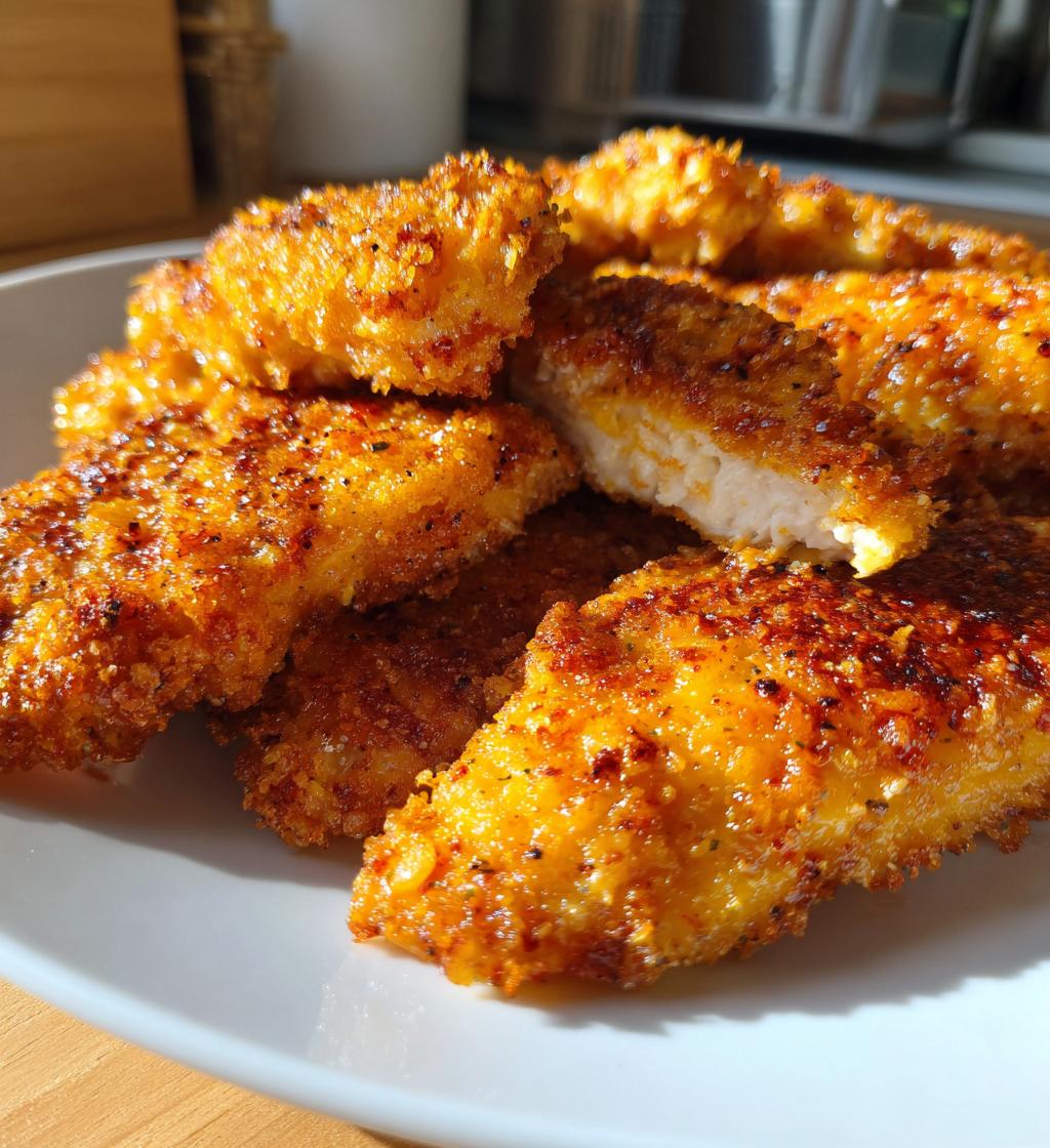 crispy cheddar chicken