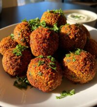 crispy homemade falafel