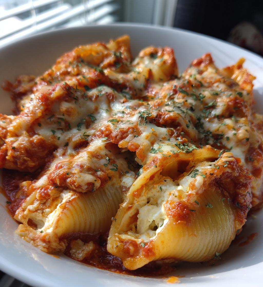 crockpot stuffed shells a comforting cheesy delight - detail 1