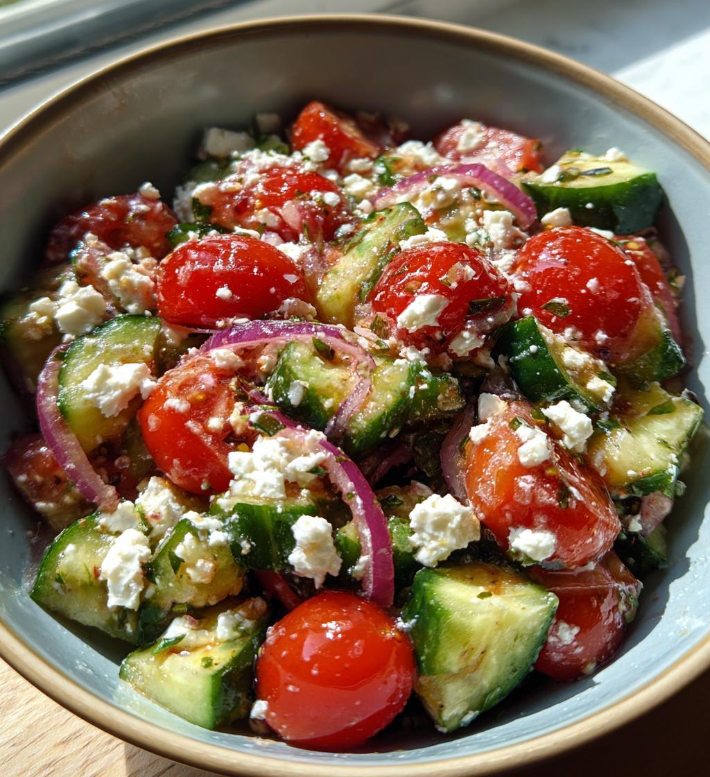 cucumber feta salad