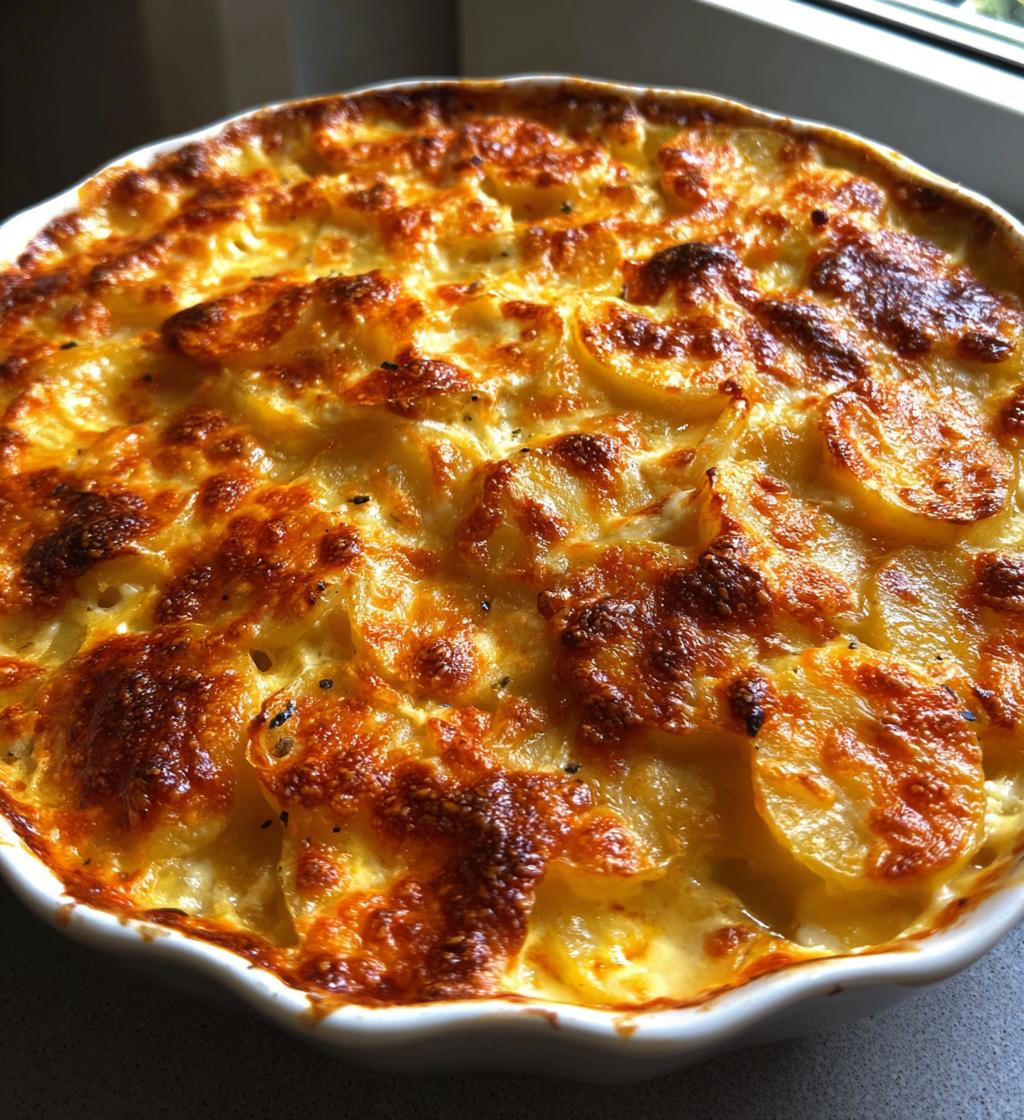 dads creamy cheesy au gratin potatoes