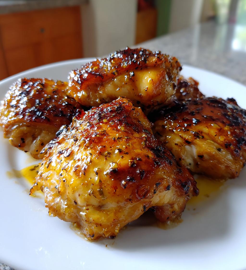 delicious honey mustard chicken thighs recipe