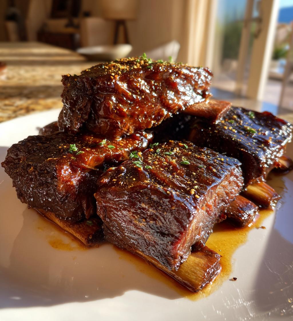 delicious smoked beef short ribs recipe - detail 1