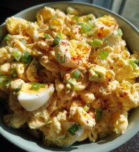 deviled egg macaroni salad