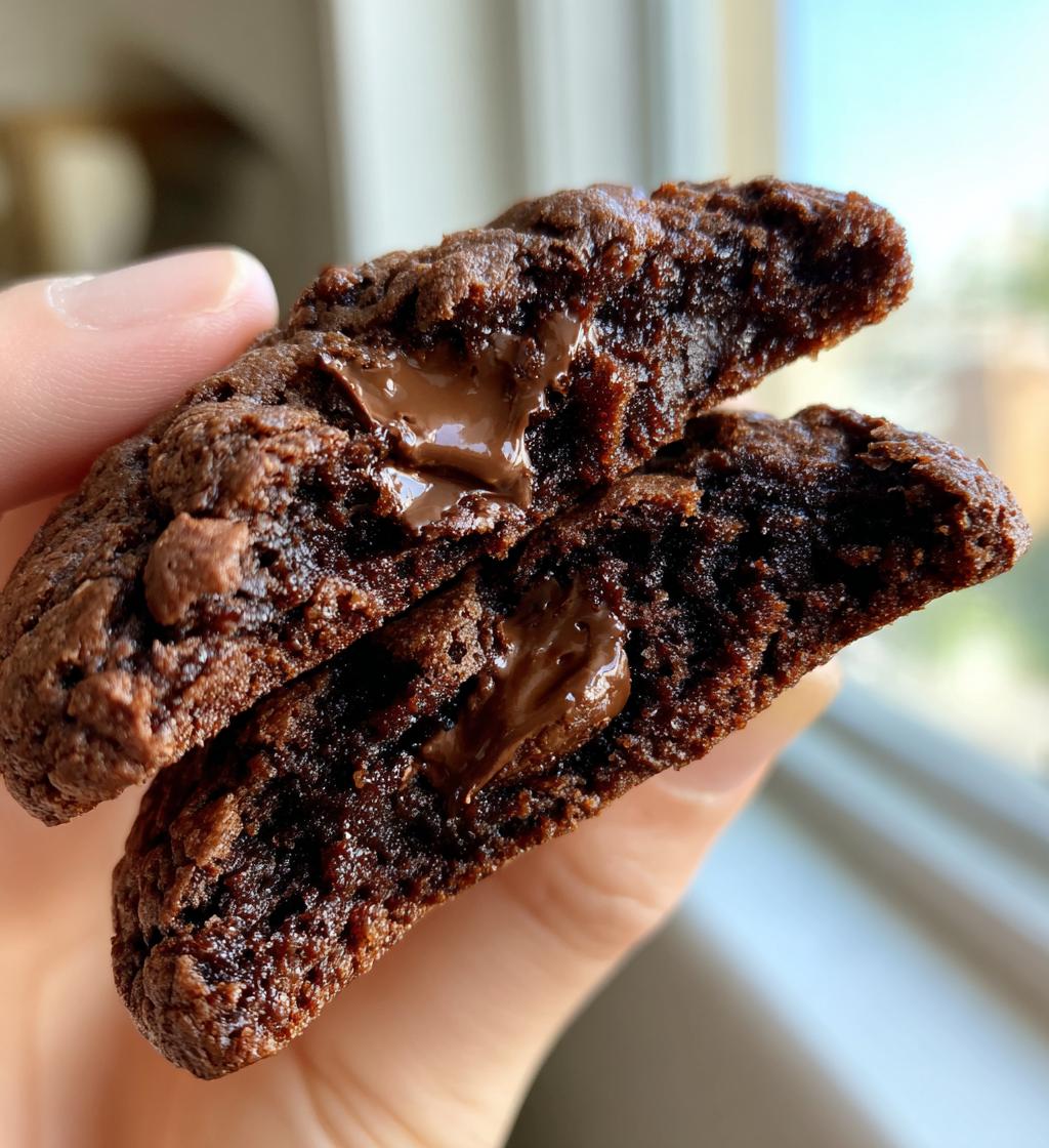 double chocolate cookies