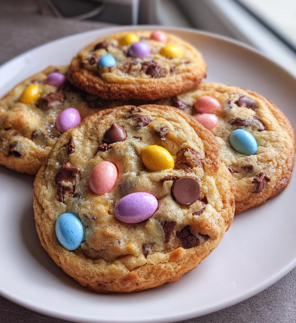 easter chocolate chip cookies
