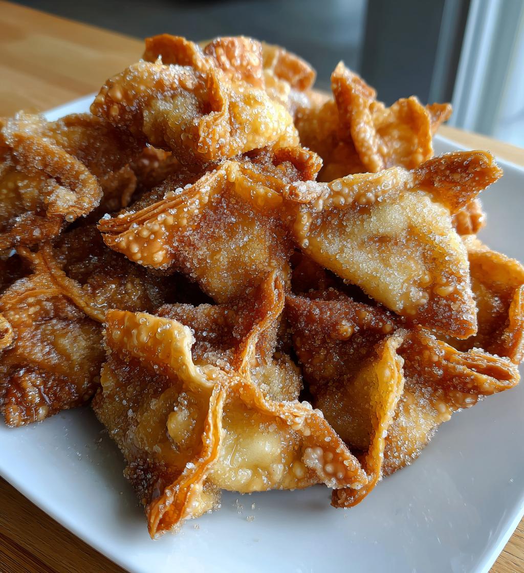 easy air fryer caramel apple wontons - detail 1
