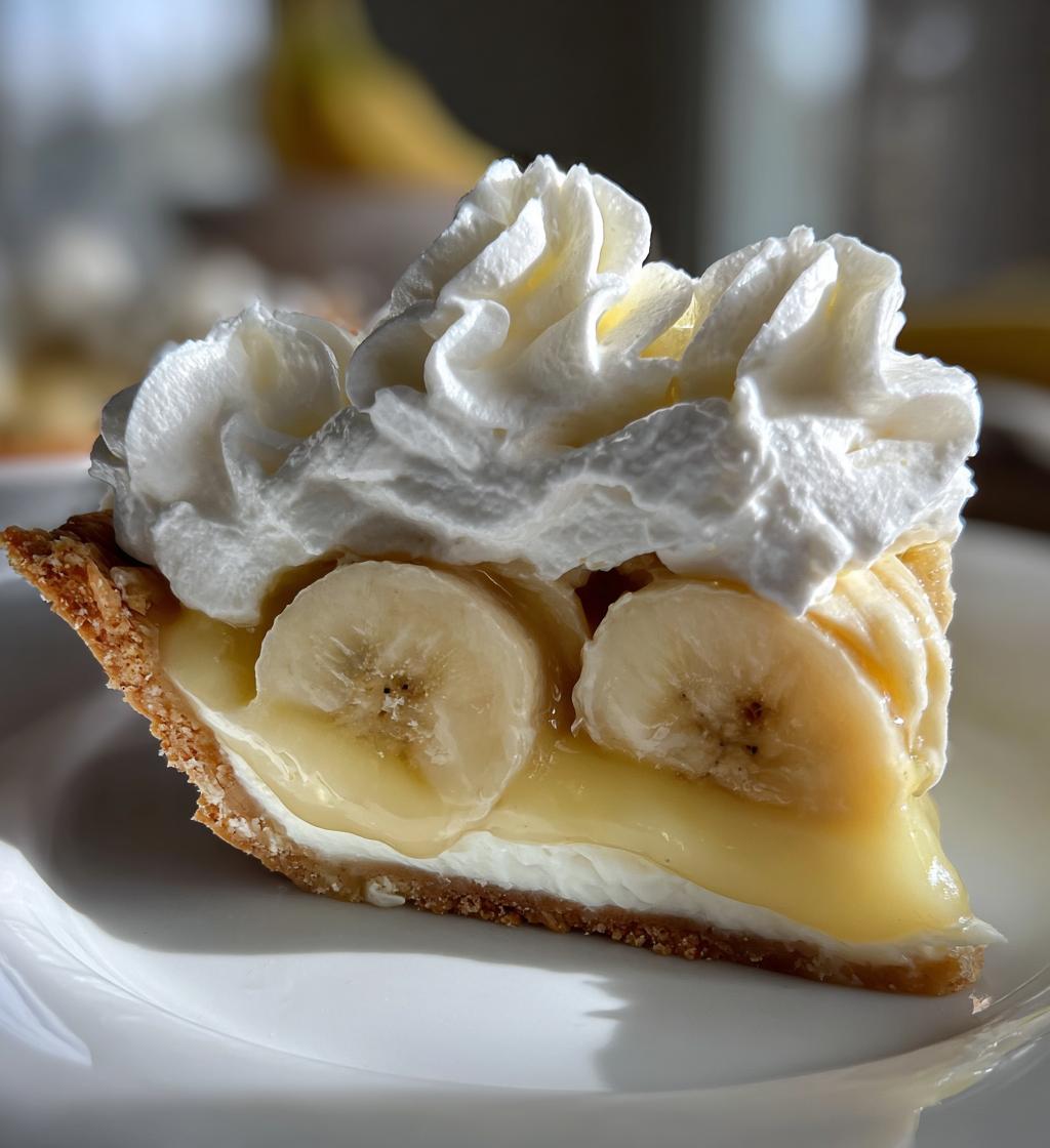easy banana cream pie - detail 1