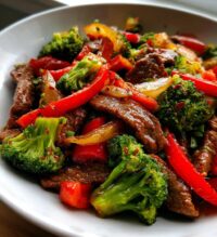 easy blackstone cowboy stir fry