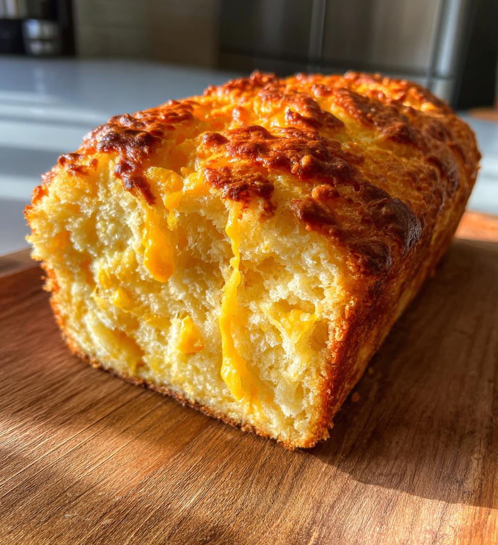 easy cheesy biscuit loaf
