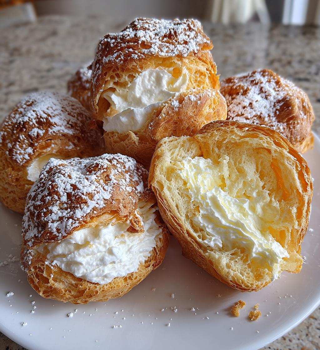 easy cream puff cake - detail 1
