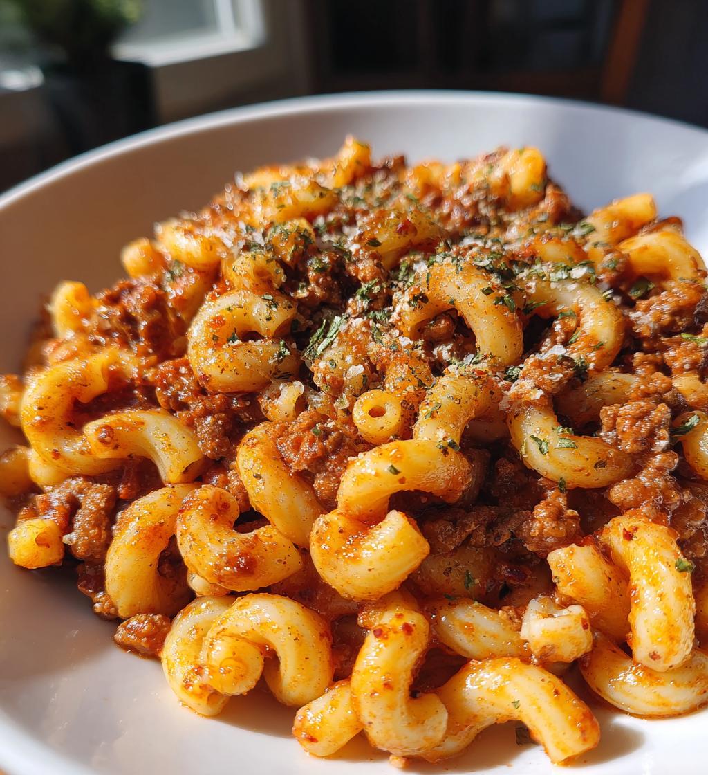 easy homemade beefaroni