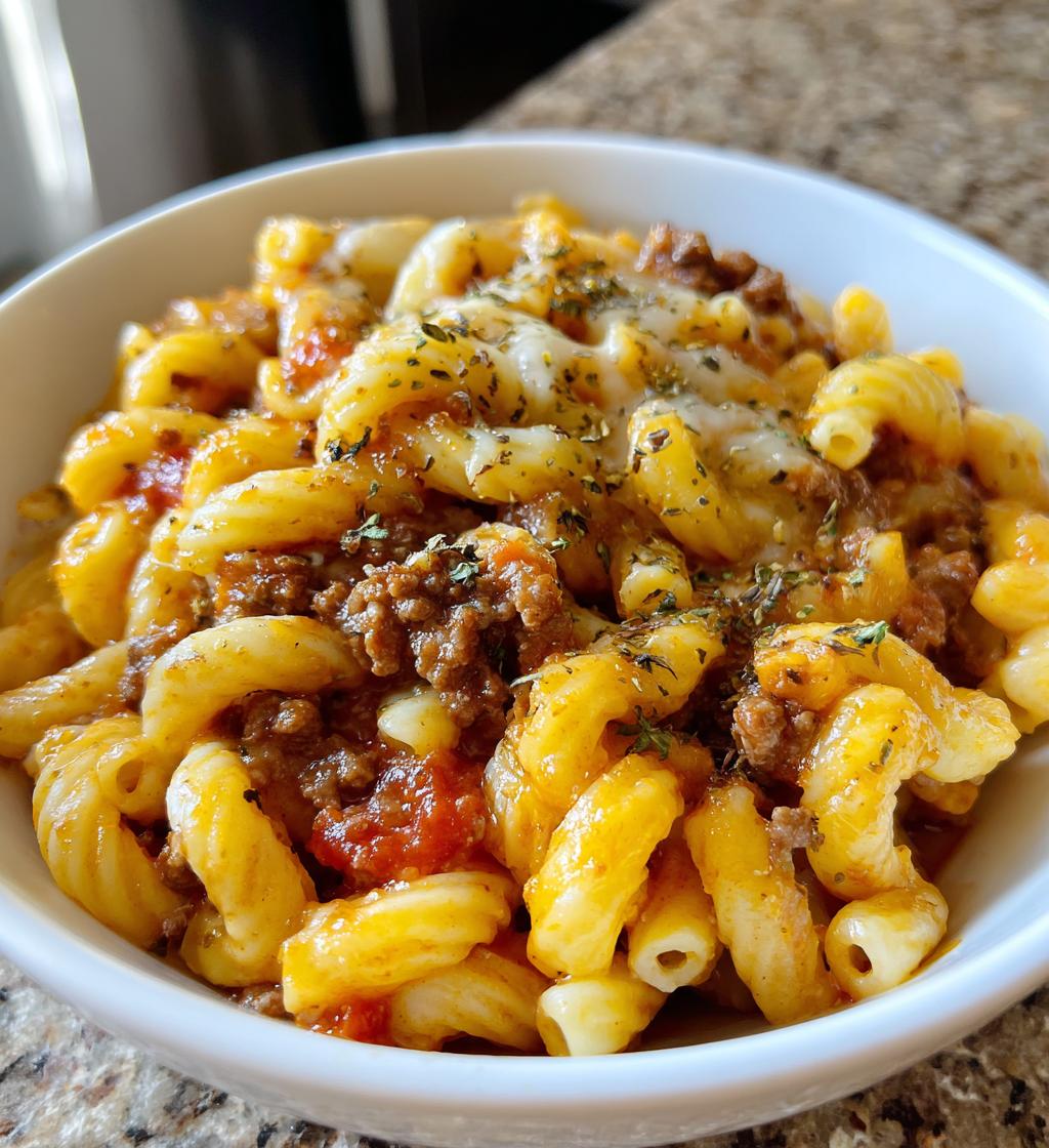 easy homemade beefaroni