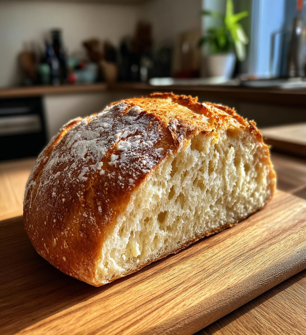 easy homemade bread - detail 1