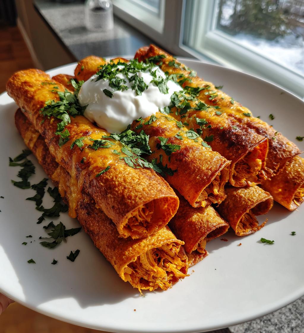 easy homemade chicken taquitos - detail 1
