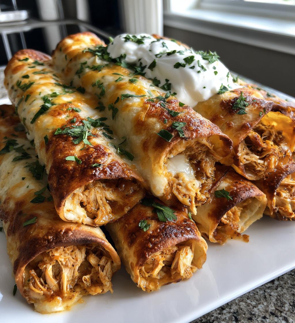 easy homemade chicken taquitos