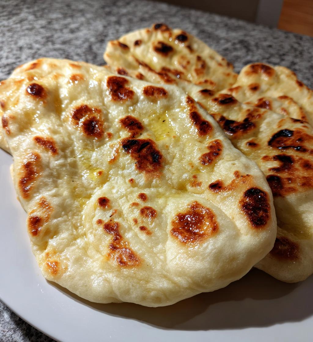 easy homemade naan bread - detail 1