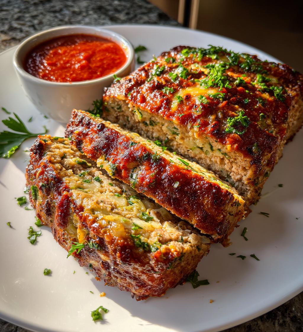 easy italian meatloaf - detail 1