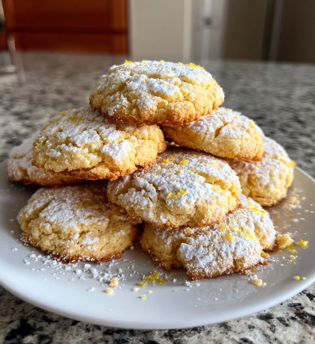 easy lemon cookies - detail 1