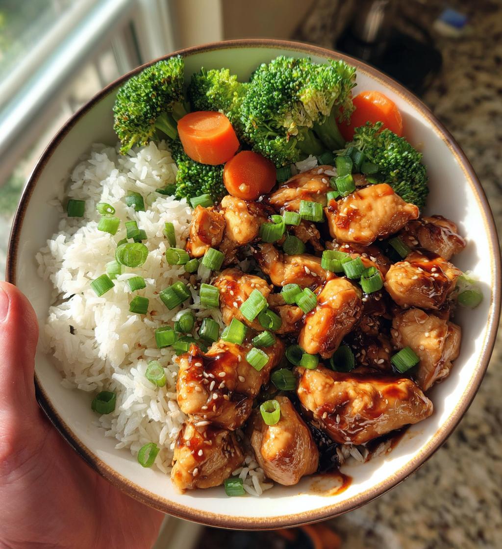 easy teriyaki chicken bowl