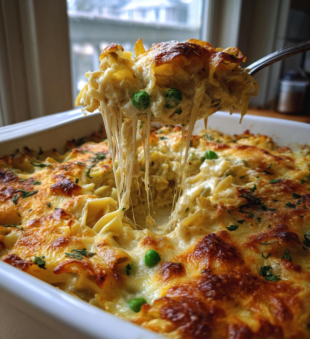 easy tuna noodle casserole with cream cheese
