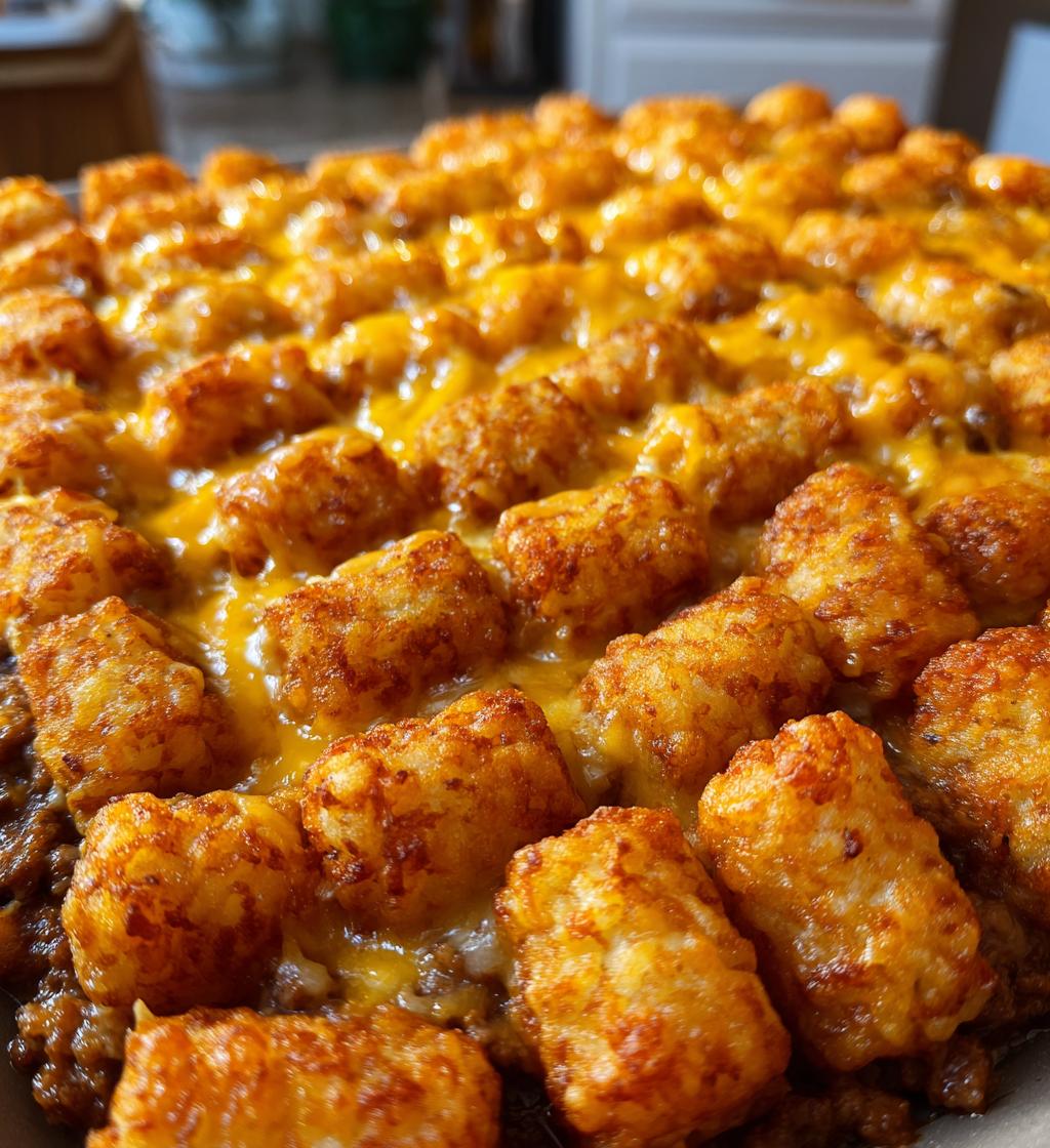 easy weeknight tater tot casserole - detail 1