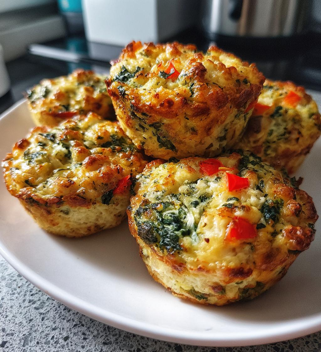 egg white muffins with veggies