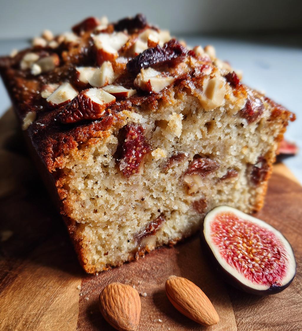 fig almond date cake - detail 1