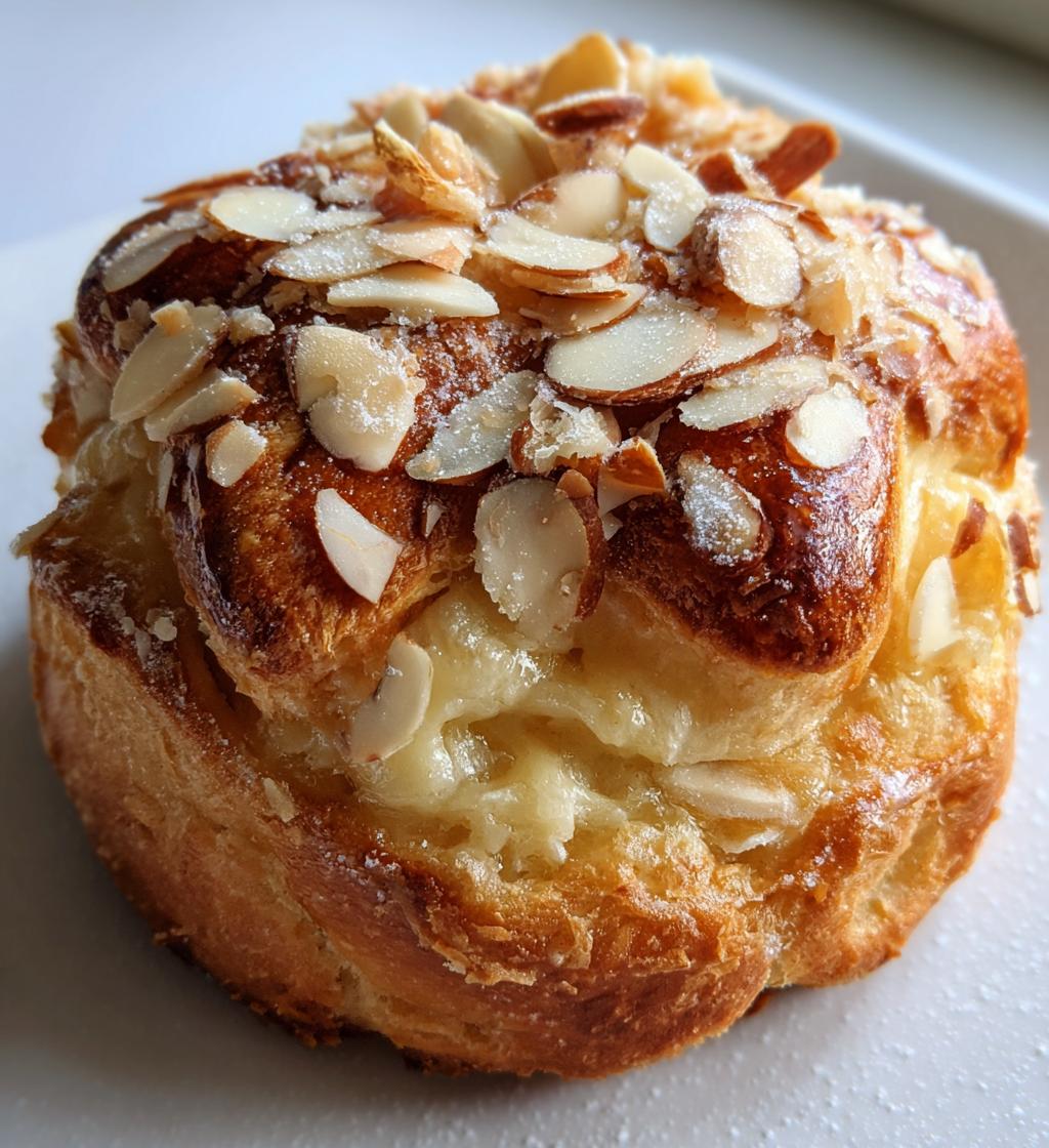 flaky sweet almond pastry - detail 1