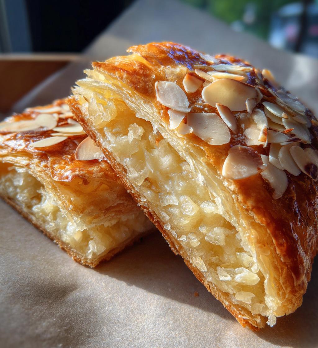 flaky sweet almond pastry