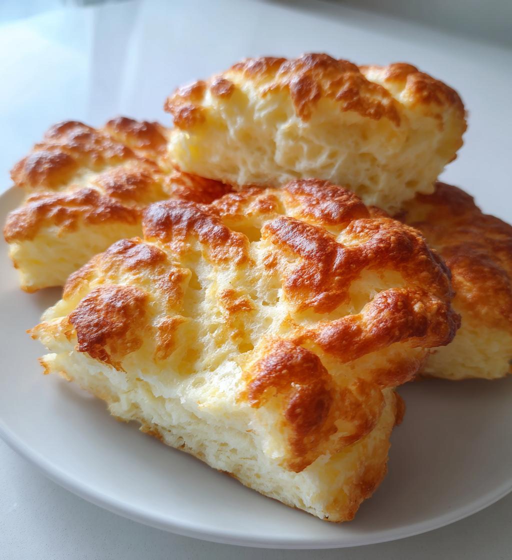fluffy cottage cheese cloud bread recipe