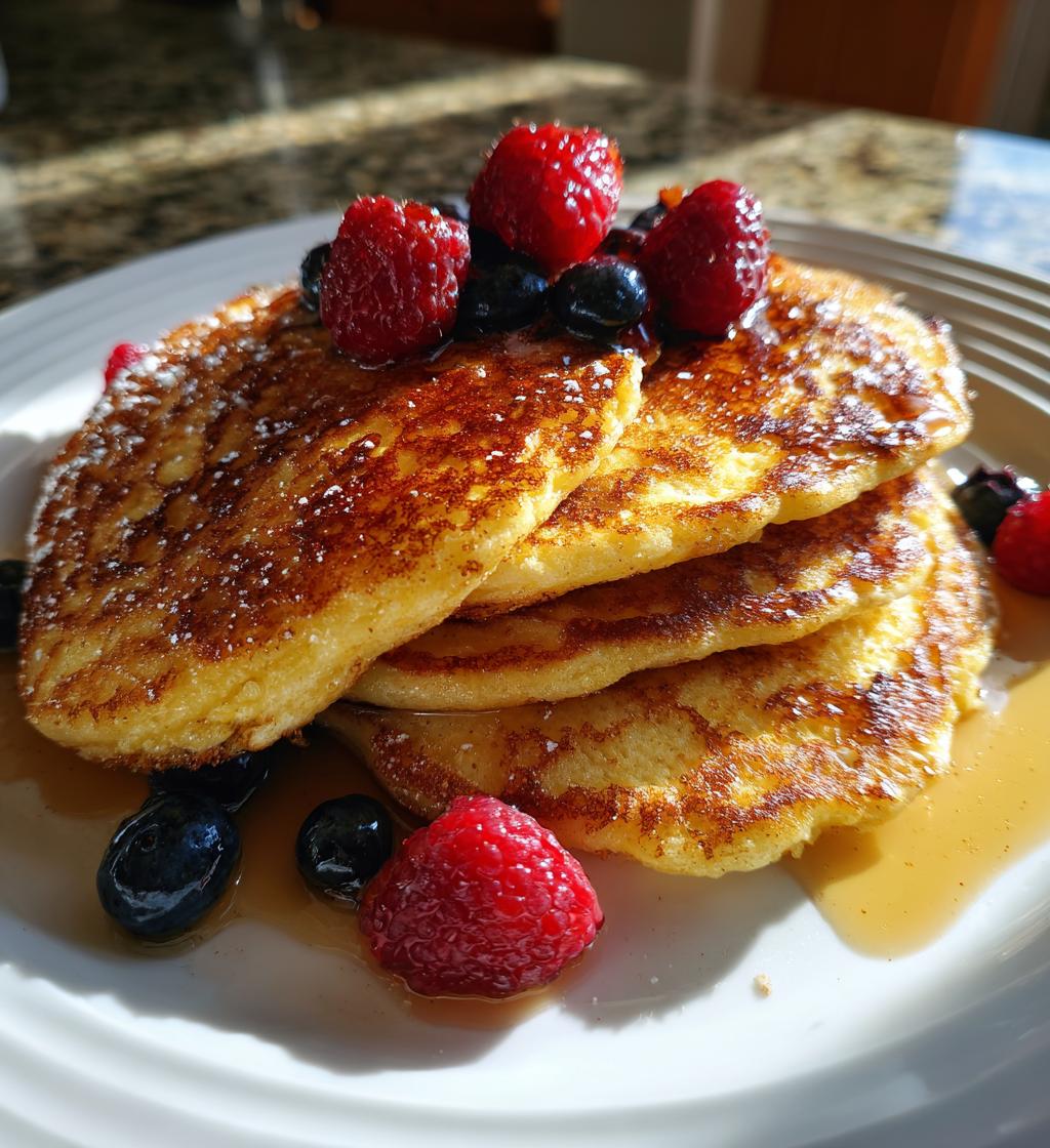 french toast pancakes - detail 1
