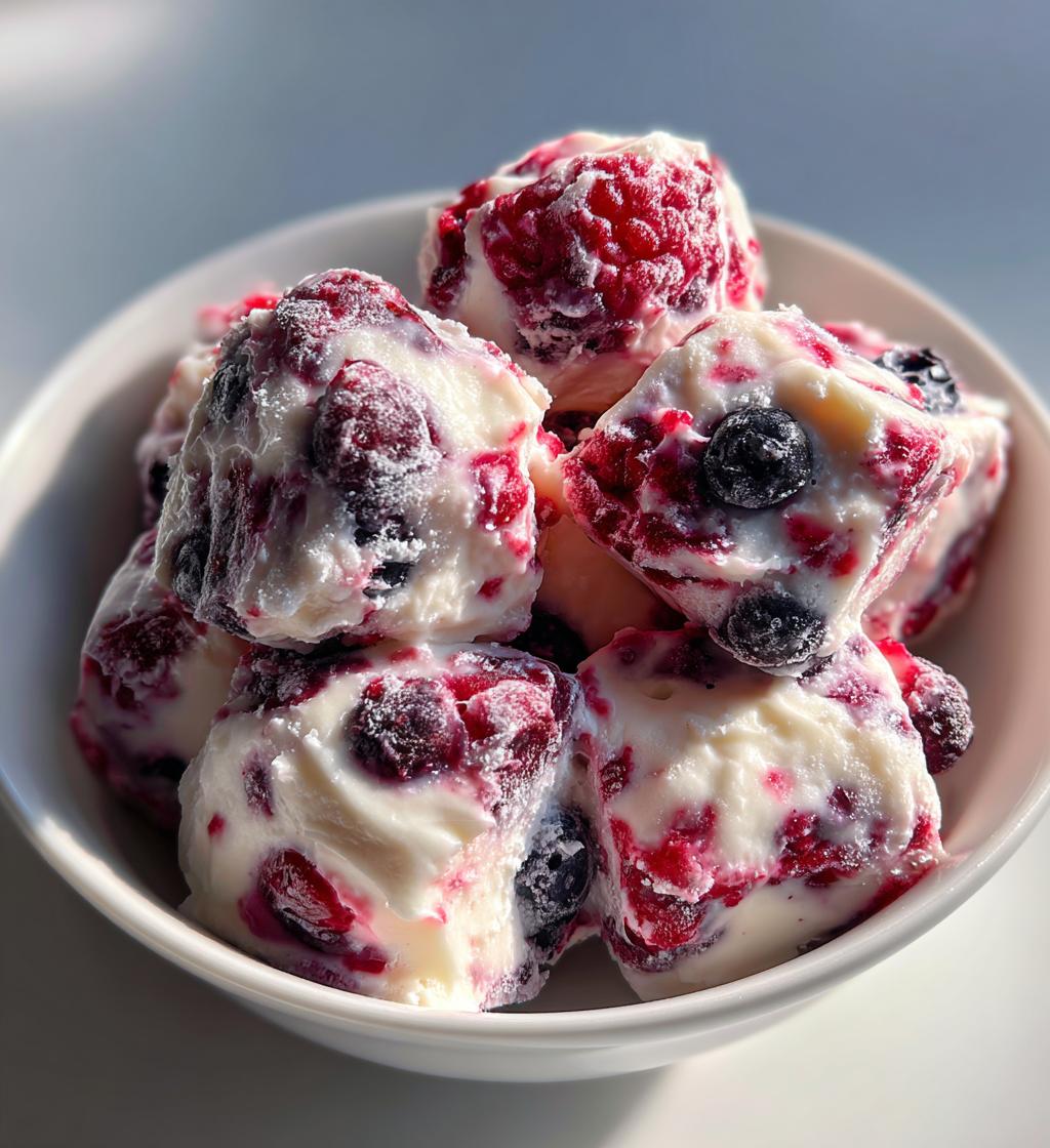 frozen greek yogurt bites - detail 1