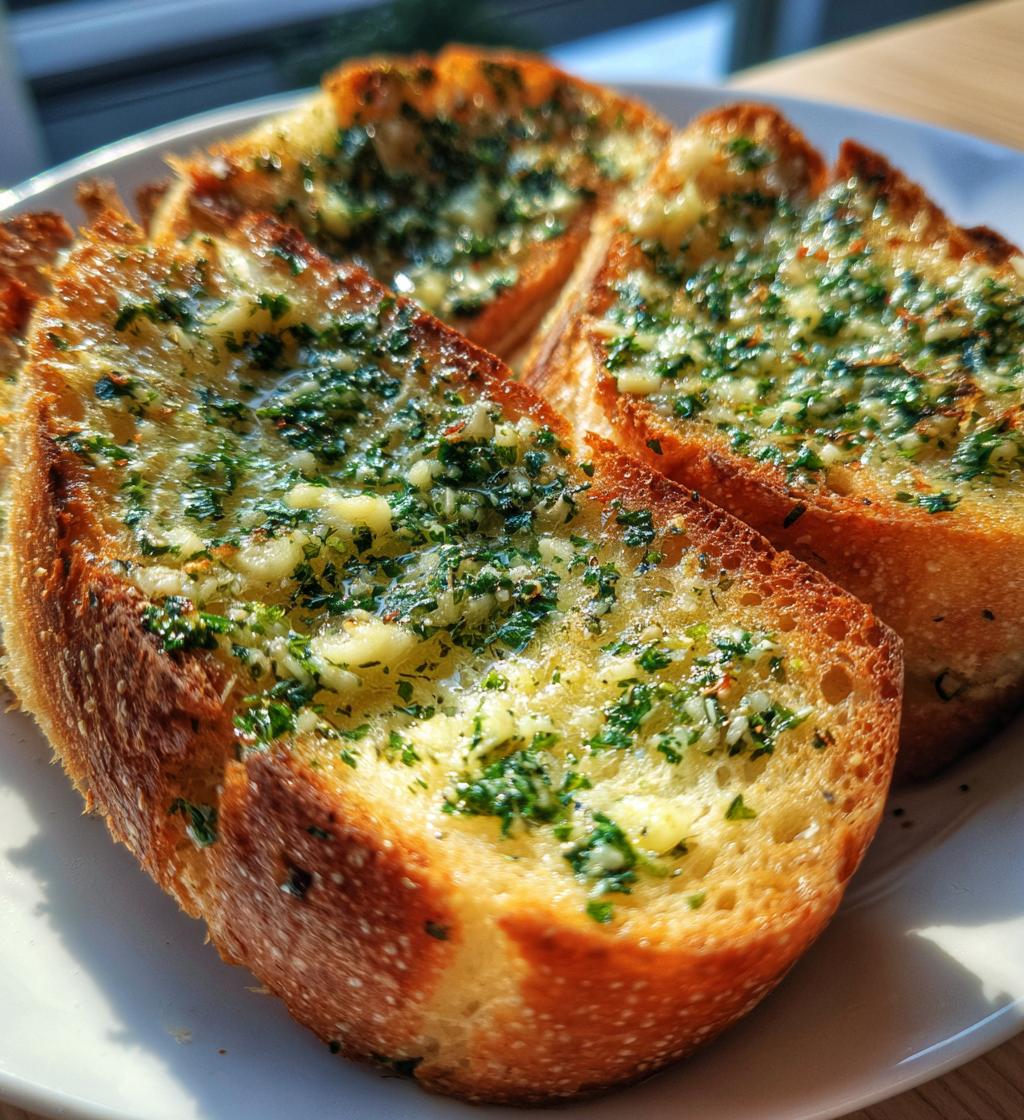 garlic bread with sliced bread - detail 1