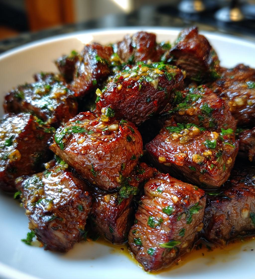 garlic butter steak bites a flavorful and juicy delight - detail 1
