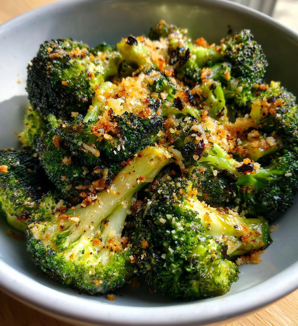 garlic parmesan broccoli