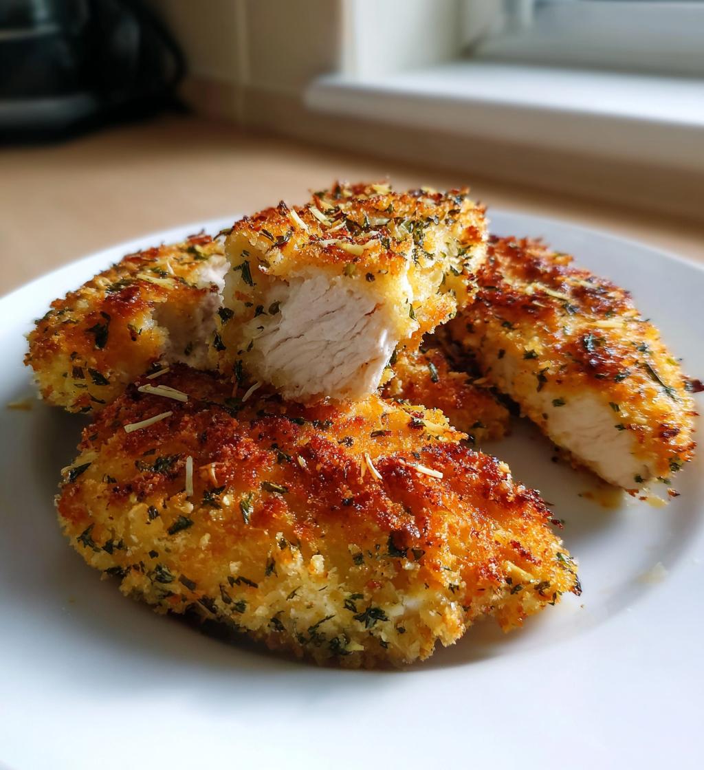 garlic parmesan chicken bake - detail 1