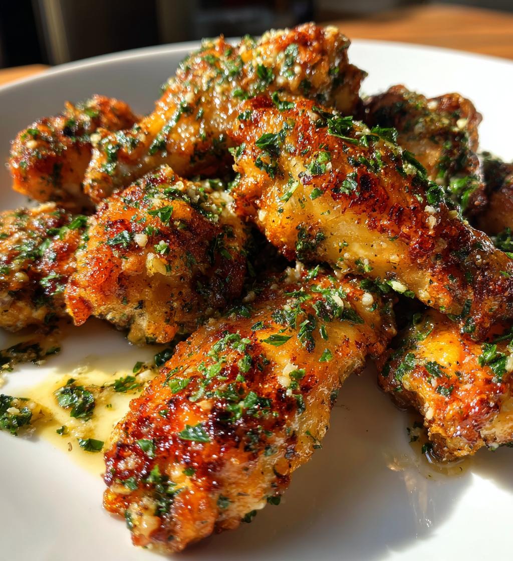 garlic parmesan wings