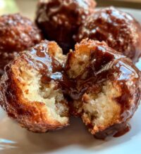 glazed chocolate donut holes